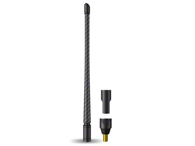 EcoAuto Flexible Replacement Antenna; 12-Inch; Carbon Fiber (02-18 RAM 1500)