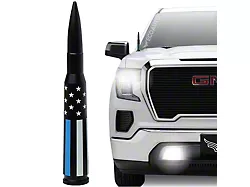 EcoAuto Bullet Antenna; American Flag Blue Line (99-24 Sierra 1500)
