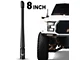 EcoAuto Flexible Replacement Antenna; 8-Inch; Black (99-24 Sierra 1500)