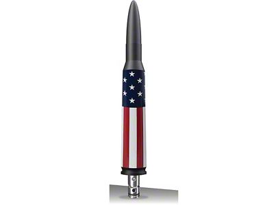 Easylock Bullet Antenna; American Flag (07-25 Sierra 3500 HD)