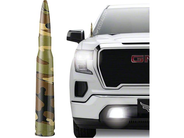EcoAuto Bullet Antenna; Camo (99-24 Silverado 1500)