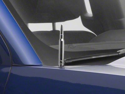Bullet Antenna; Chrome (99-26 Silverado 1500)