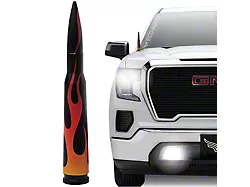 EcoAuto Bullet Antenna; Flames (99-23 Silverado 1500)
