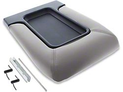 Center Console Lid Replacement Kit; Light Gray (99-06 Silverado 1500)