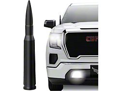 EcoAuto Bullet Antenna; Matte Black (07-23 Silverado 2500 HD)