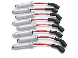 Edelbrock Max-Fire High Performance Spark Plug Wires for Round Coils; Red (99-06 V8 Silverado 1500)