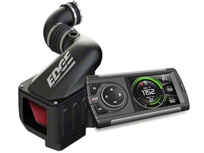 Edge Jammer Oiled Cold Air Intake and Evolution CS2 Tuner Combo Kit; Stage 1 (03-07 5.9L RAM 3500)