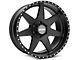 Edge Wheels RF7 Flat Black 6-Lug Wheel; 20x10 (04-22 F-150)