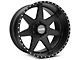 Edge Wheels RF7 Flat Black 6-Lug Wheel; 20x12 (04-22 F-150)