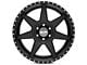 Edge Wheels RF7 Flat Black 6-Lug Wheel; 20x12 (04-22 F-150)