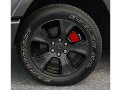 Brake Caliper Covers; Red; Front and Rear (19-25 RAM 1500)