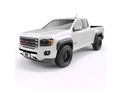 EGR Traditional Bolt-On Look Fender Flares; Matte Black (15-22 Canyon w/ 5-Foot Short Box, Excluding AT4)