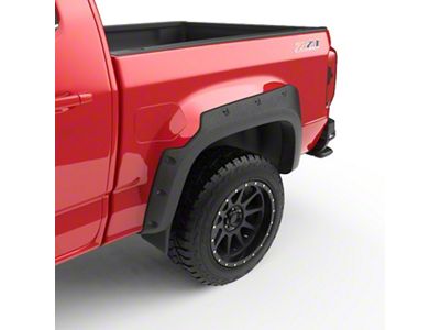 EGR Baseline Bolt Style Fender Flares; Textured Black (15-22 Colorado, Excluding ZR2)