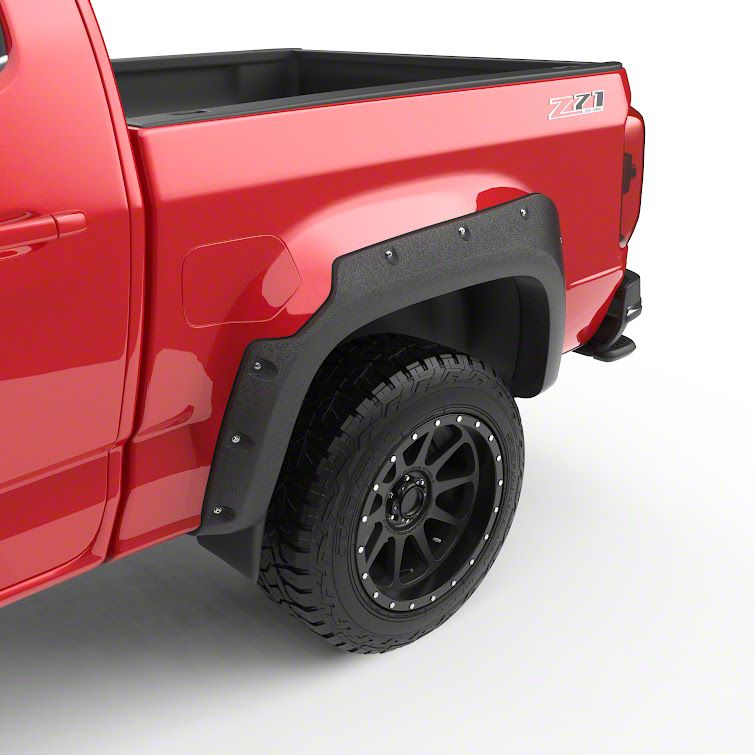 EGR Colorado Baseline Bolt Style Fender Flares; Textured Black BLF1013