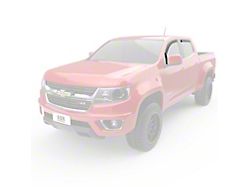 EGR In-Channel Window Visors; Front and Rear; Dark Smoke (15-22 Colorado Crew Cab)