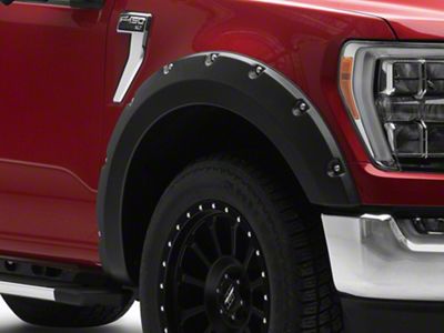 EGR Baseline Bolt Style Fender Flares; Textured Black (21-24 F-150, Excluding Raptor)