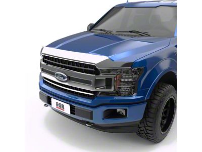 EGR Superguard Hood Guard; Chrome (15-20 F-150, Excluding Raptor)