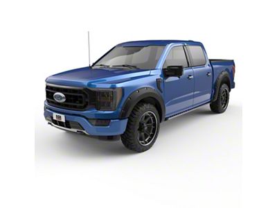 EGR Traditional Bolt-On Look Fender Flares with Black-Out Bolt Kit; Matte Black (21-25 F-150, Excluding Raptor)