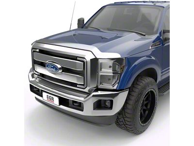 EGR Superguard Hood Guard; Chrome (11-16 F-250 Super Duty)