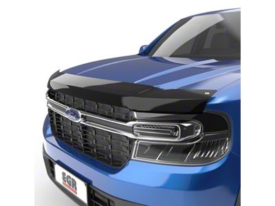 EGR Superguard Hood Guard; Dark Smoke (22-26 Maverick)