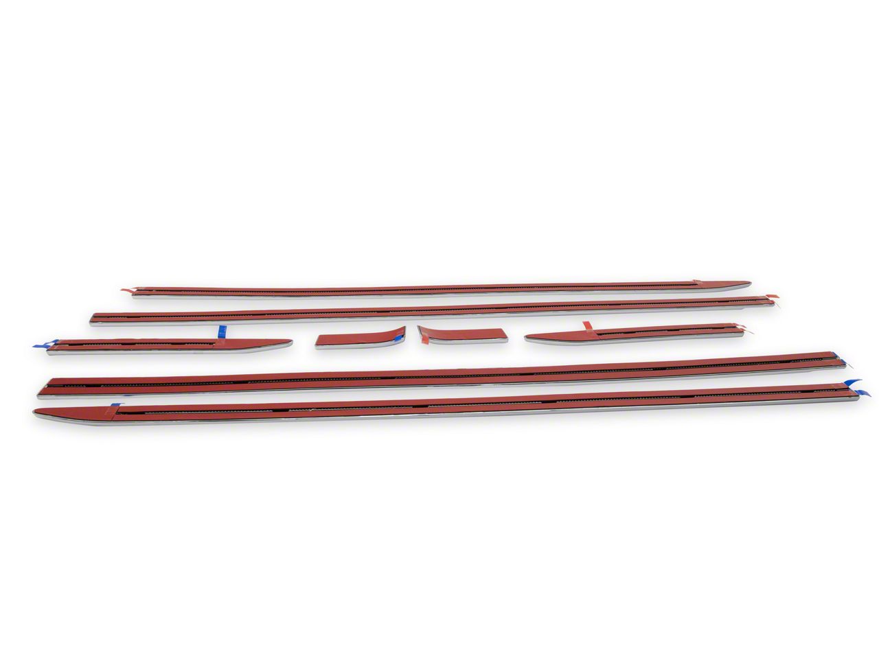 EGR Silverado 1500 Rugged Look Body Side Molding; Matte Black 951894