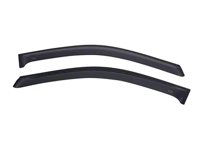 EGR Tape-On Window Visors; Front; Dark Smoke (2024 Ranger)