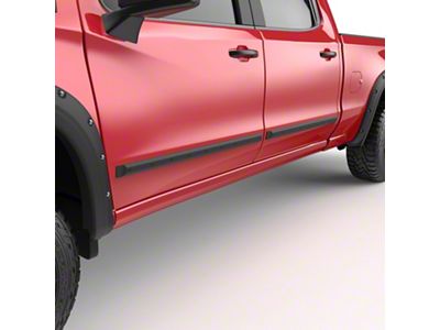 EGR Bolt-On Look Body Side Molding; Matte Black (19-24 Sierra 1500 Crew Cab)