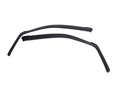 EGR In-Channel Window Visors; Front; Matte Black (01-06 Sierra 3500 HD)