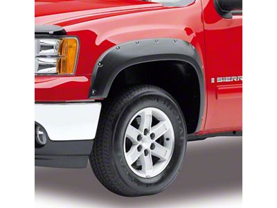 EGR Traditional Bolt-On Look Fender Flares; Matte Black (11-14 Sierra 3500 HD SRW)