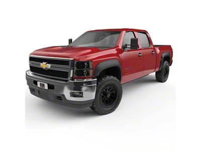 EGR Baseline Standard Style Fender Flares; Textured Black (07-13 Silverado 1500 w/ 5.80-Foot Short Box)