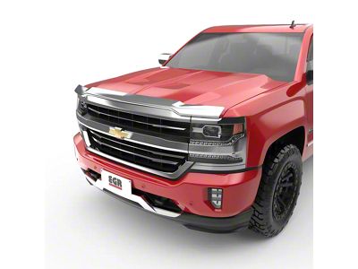 EGR Superguard Hood Guard; Chrome (14-15 Silverado 1500)