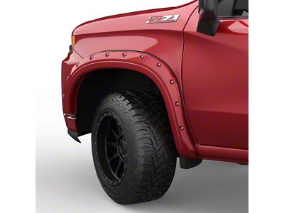 EGR Traditional Bolt-On Look Fender Flares; Red (22-26 Silverado 1500, Excluding ZR2)