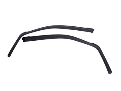 EGR In-Channel Window Visors; Front; Dark Smoke (14-19 Silverado 2500 HD)