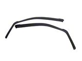 EGR In-Channel Window Visors; Front; Matte Black (01-06 Silverado 2500 HD)