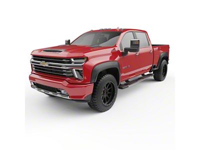 EGR Baseline Standard Style Fender Flares; Textured Black (20-25 Silverado 3500 HD SRW)