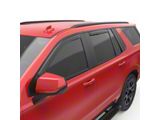 EGR In-Channel Window Visors; Front and Rear; Matte Black (21-25 Yukon)