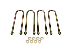 Elevate Suspension Rear Leaf Spring Axle U-Bolt Kit for 1 to 3-Inch Lift; Round (24-26 Silverado 1500 w/ 1 to 3-Inch Lift Blocks)