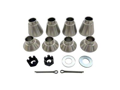 Elevate Suspension Billet Uniball Upper Control Arms; King Blue (20-26 Silverado 2500 HD)