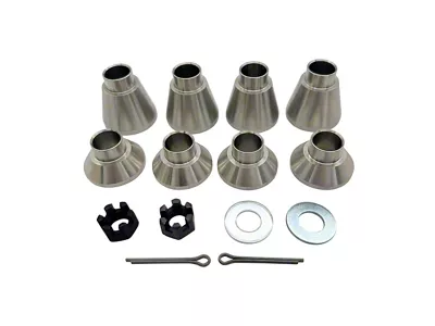 Elevate Suspension Billet Uniball Upper Control Arms; King Blue (20-26 Silverado 3500 HD)