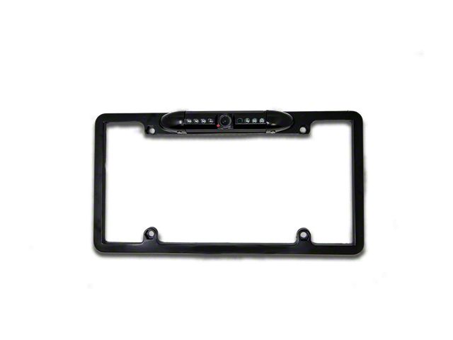 License Plate Camera with Dynmaic Parking Lines; Black (15-19 Colorado/Canyon w/ 8-Inch Screen)