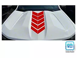 Emblems Plus Arrow Center Hood Decal; Red (23-25 Colorado, Excluding ZR2)