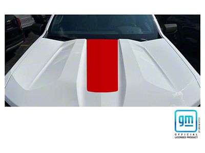Emblems Plus Center Hood Decal; Red (23-25 Colorado, Excluding ZR2)