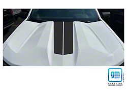 Emblems Plus Rally Stripes Hood Decal; Matte Black (23-25 Colorado, Excluding ZR2)