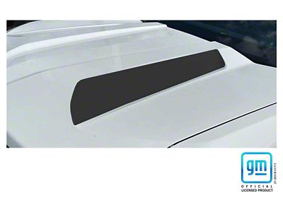 Emblems Plus Solid Hood Decals; Matte Black (23-25 Colorado, Excluding ZR2)