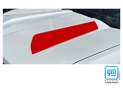 Emblems Plus Solid Hood Decals; Red (23-25 Colorado, Excluding ZR2)