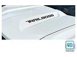 Emblems Plus TRAIL BOSS Hood Lettering Decals; Matte Black (23-26 Colorado Trail Boss)