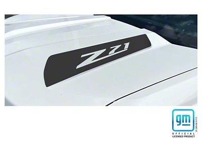 Emblems Plus Z71 Hood Decals; Matte Black (23-25 Colorado, Excluding ZR2)