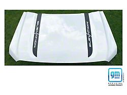 Emblems Plus ELEVATION Hood Spear Decals; Matte Black (19-25 Sierra 1500 Elevation)