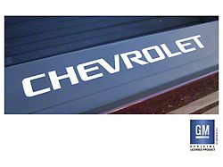 Emblems Plus Bed Rail Cap Rigid Plastic Lettering Set; White (14-18 Silverado 1500)