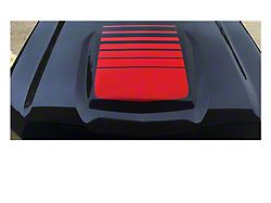 Emblems Plus Center Fade Hood Decal; Red (19-26 Silverado 1500, Excluding 22-26 Trail Boss & ZR2)